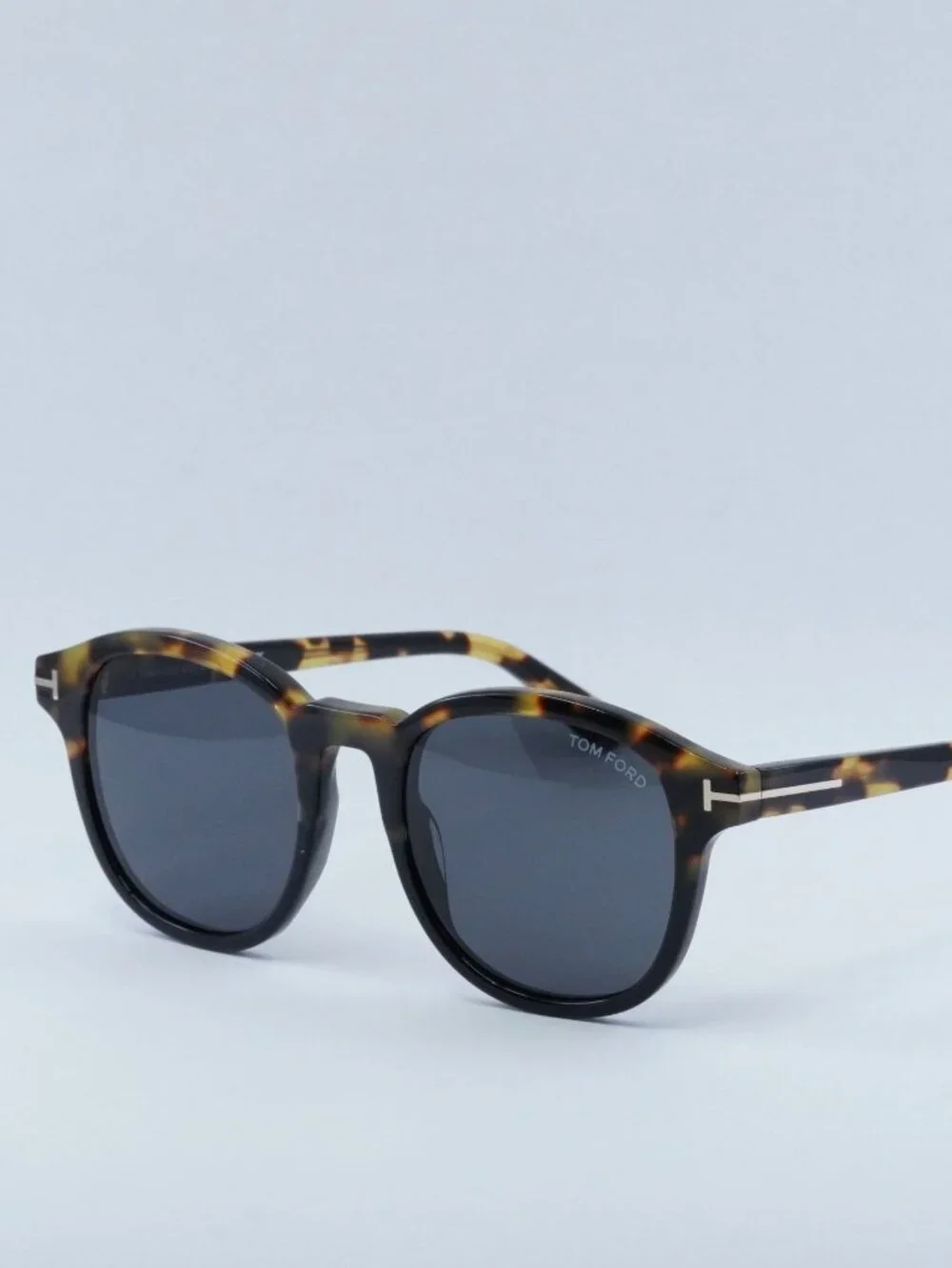 Tom Ford Jameson FT0752 56A Sunglasses - Havana Frame, Smoke Lenses